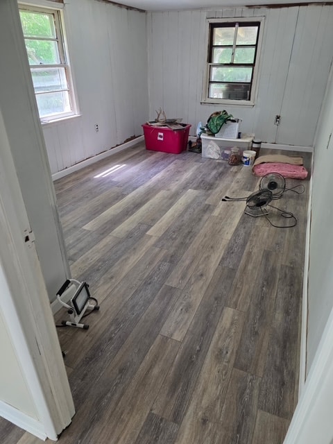 Baseboard Installation — before