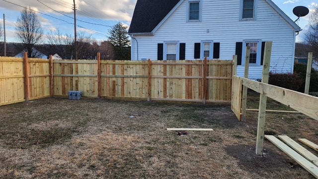 Fence Installation — after