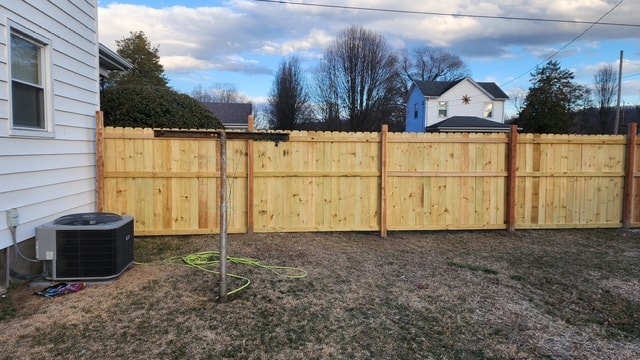 Fence Installation — before